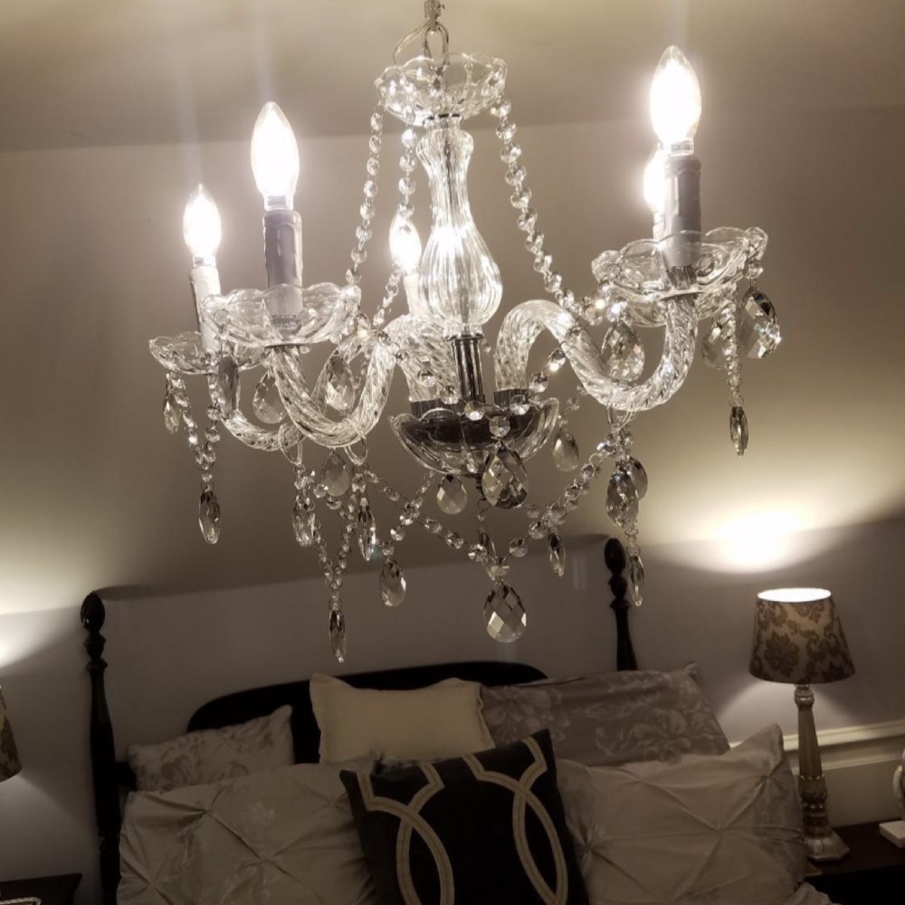 Classic Crystal Glass Chandelier: image 9
